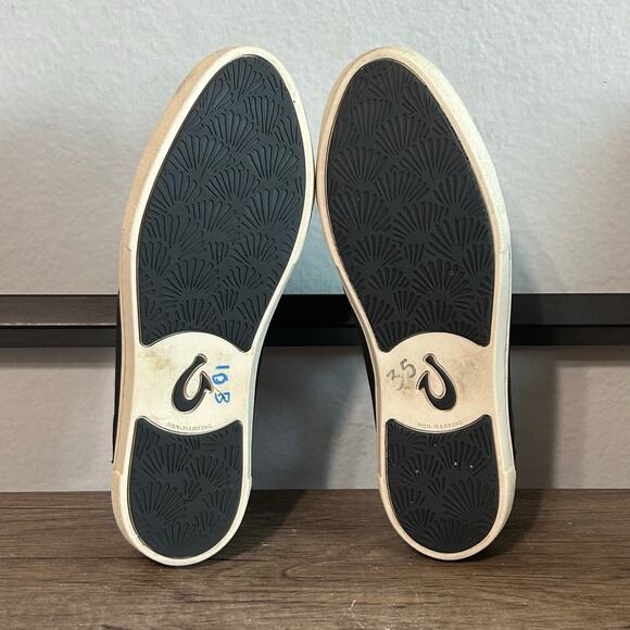 Olukai Waipahe Women’s Slip-On Booties Shoes Size 7 Black - Picture 6 of 8